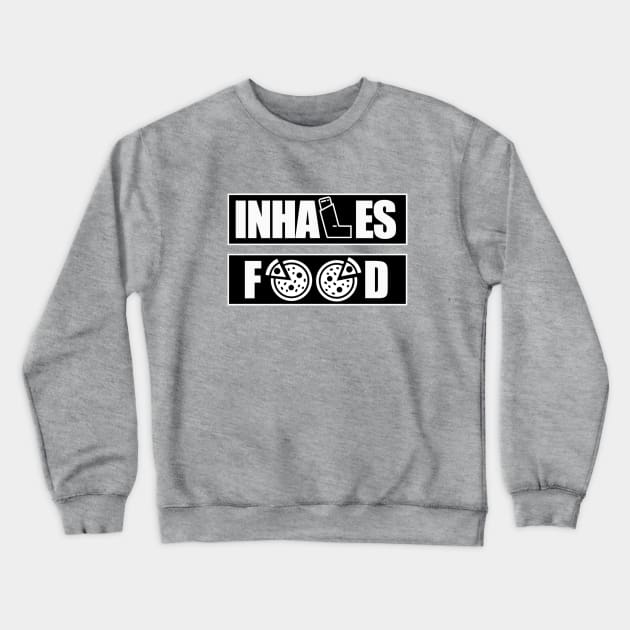 Inhales Food Crewneck Sweatshirt by zenmode